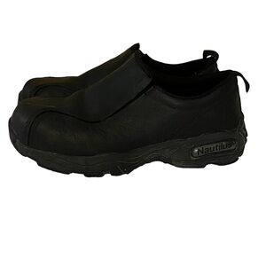 Nautilus Black Safety Steel Toe Shoes Sz 10M